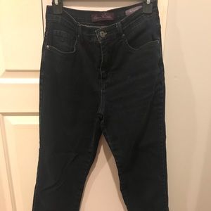 Dark Wash Straight Leg Jeans